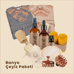 Çeyiz Paketi – İki Kişilik Bakım Ritüeli - Doğal Banyo Bakım Seti - Ayvalık'tan...